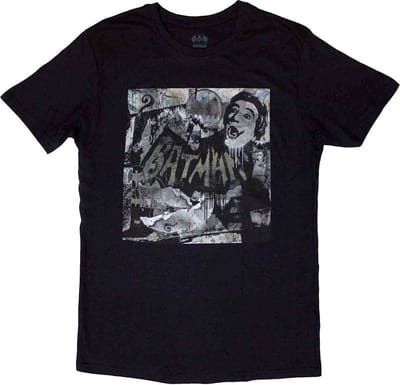 DC Comics Batman - Mural Heren T-shirt - S - Zwart