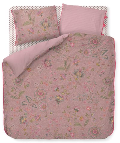 Pip Studio Mumbai Morning dekbedovertrek - Tweepersoons - 200 x 200/220 cm - Roze