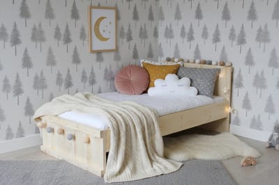 Rockwood® Tienerbed Michael met lattenbodeminclusief blik beits grey wash