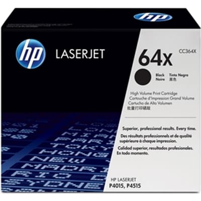 HP CC364X nr. 64X toner cartridge zwart (origineel)