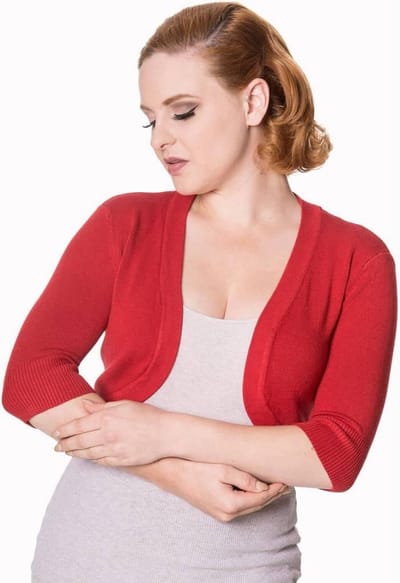 Dancing Days - Hudson Bolero - 2XL - Rood