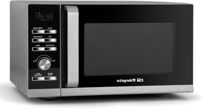 Magnetron met grill - Combimagnetron keuken - Snel maaltijden bereiden - 36 kookmenu's - 20 liter inhoud - Zilver