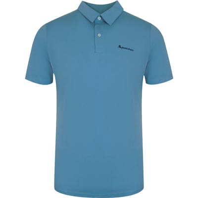 Aquascutum Active Katoenen Poloshirt In Dry-fit-stijl, Avio Blauw