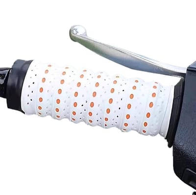 Stuur Tape - Fietsgrepen - Comfortabel Fietsen - Schokabsorberend - 10 cm - Wit