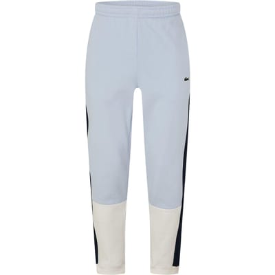 Lacoste Slanke joggingbroek voor heren met kleurblokken (Phoenix Rood/Marineblauw)