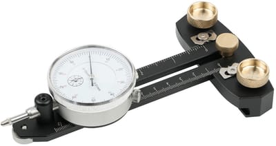 Dailygoods - Tafelcirkelzaagen-meetklok - Precisie-instrument - Compact formaat - Correctie van parallelliteit - Snijhulp - Voor houtbewerking - Model...