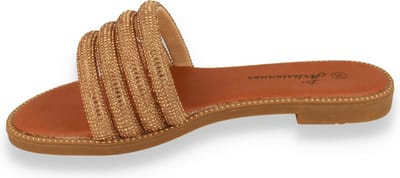 Mode-mania Dames Slipper | Goud | Maat: 37
