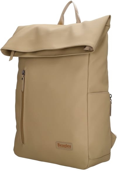 Beagles Originals Nara Laptop Rugzak 15,6 inch - Vuilafstotend & Weersbestendig - Werk School Rugtas - Taupe
