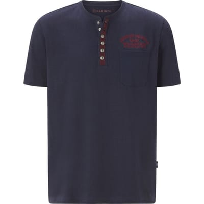 Babista herren T-Shirt - 48/50 - donkerblauw - Plus Size
