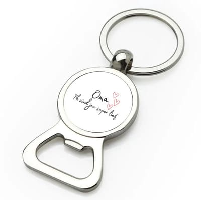 Akyol - oma ik vind jou super lief flesopener - Oma - de liefste oma - verjaardag - cadeautje voor oma - oma artikelen - kado - geschenk - 9 bij 3 cm