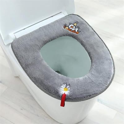 Toiletstoelhoes - Zitkussen - Comfortabel Zitten - Wasbaar Herbruikbaar - Universeel - Kleur 1