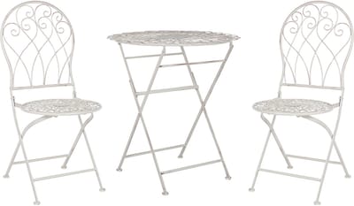 STIFFE - Bistro set - Gebroken wit - IJzer