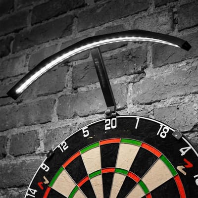 LED Dartbord Verlichting - Dartlamp Ring - Verbeteren Zichtbaarheid - Schaduwvrije 6500K Verlichting - 90 Degree - Zwart