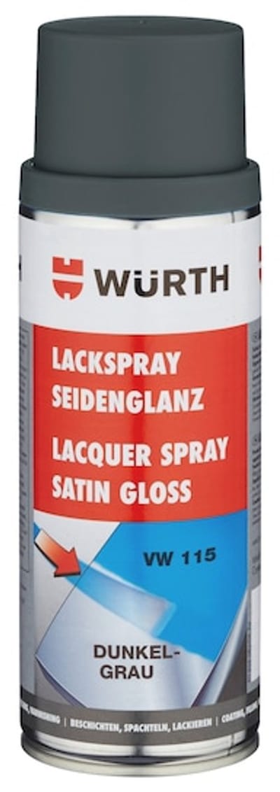 Wurth - Lakspray nitroalkydkwaliteit, zijdeglans - lakspray, zijdemat inhoud 400 ml
