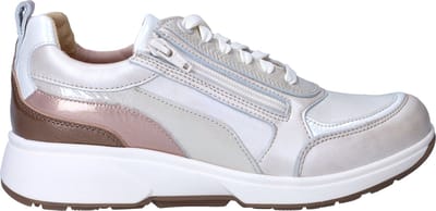 Dames Veterschoenen Xsensible Valletta Soft Pearl Combi Platina - Maat 38