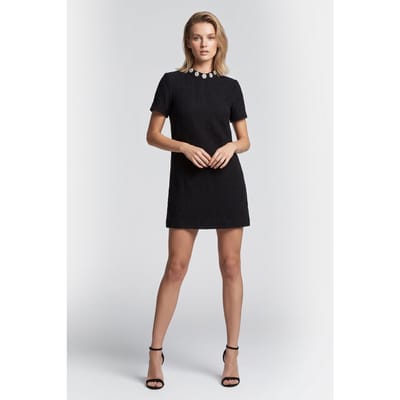 & Other Stories Pa Eneka Tweed Dress Party Black Maat: 34 | Maxi Jurken Outlet | Dames | Zwart