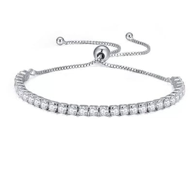 Armband Dames- Strass armband- Zilver 925 armband- Armband met Diamantjes- Vrouw- LiLaLove- Moederdag