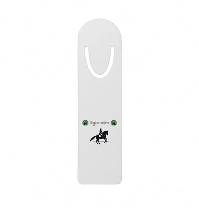 Hacebo® - Paardrijden met naam vrouw metalen boekenlegger - Paardrijden - Vrouwen en meisjes - Cadeau - Verjaardag - Geschenk - Gepersonaliseerd Bladwijzer boekenleggers - 12.7 cm x 3.2cm
