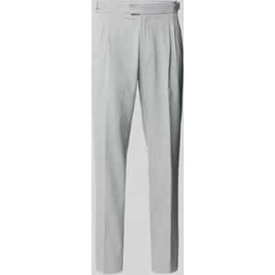 Pantalon met vouw en steekzakken
