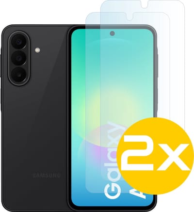 Screenprotector Geschikt Voor Samsung Galaxy A27 - Glasplaat - Tempered Glass - 2 Stuks