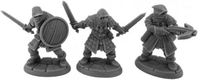Miniatuur Figuren - Brigands Collectie - Hobby Schilderen - RMPrint Materiaal - 3 Stuks - Ongeschilderd