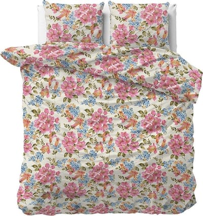 Dreamhouse Satijn Mystic - Dekbedovertrekset - Lits-Jumeaux - 240x200/220 + 2 kussenslopen 60x70 - Roze