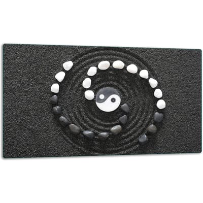 TMK ArtDeko Snijplank - Glas - 52x30 cm - Inductiekookplaat Bescherming