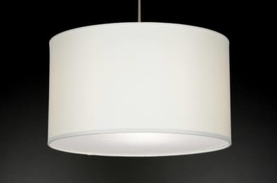 Lumidora Hanglamp 30379 - YORK - E27 - Wit - Textiel - ⌀ 45 cm