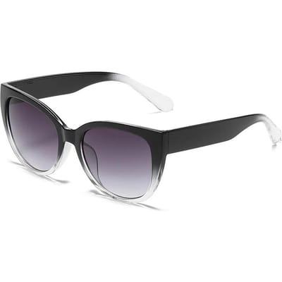 Kattenoog Bril Dames Designer Zonnebril Verlooplens Eenvoudig Wijde Poot Ontwerp Voor Mannen En Vrouwen Cateye Voor Dames Zonnebril UV Bescherming 400 gray