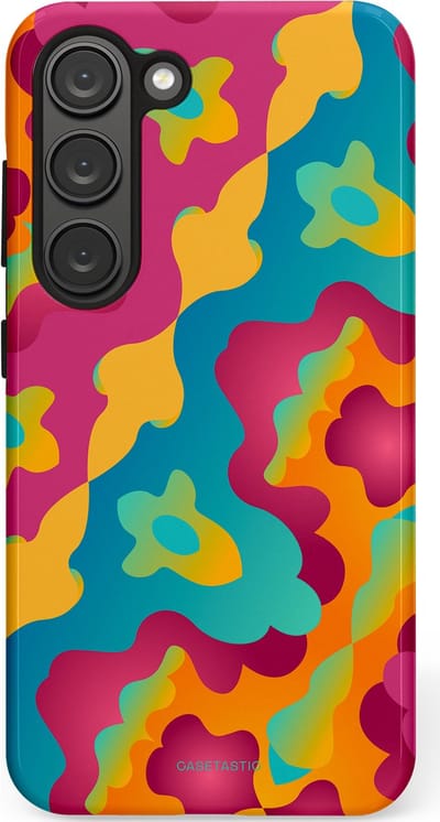 Casetastic Hoesje Geschikt voor Samsung S23 - Stijlvolle Beschermende Duo-layer Case - Vlektastisch