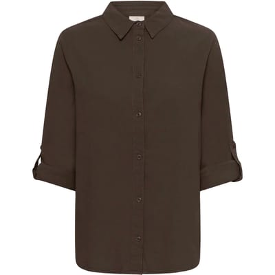 Overhemd met lang mouwen KAnaya Overhemd met lang mouwen Regular fit brown