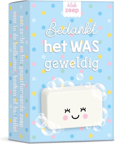 Zeep - Bedankt Het was geweldig - Cadeau - Juf - Meester