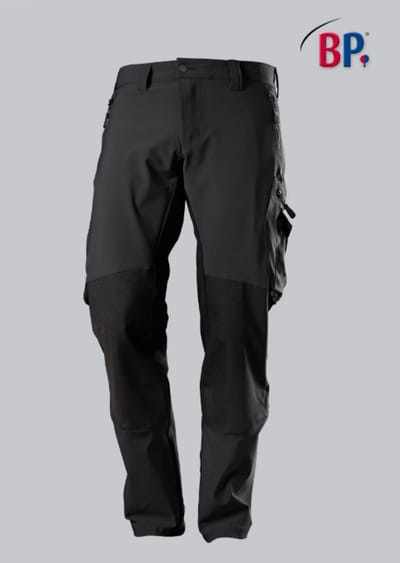 BP 1861-620 BP® Superstretch-werkbroek met kniezakken - zwart 48n
