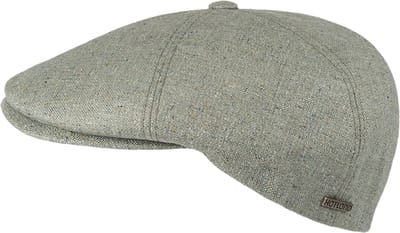 Chris - Zijde flat cap - Groen