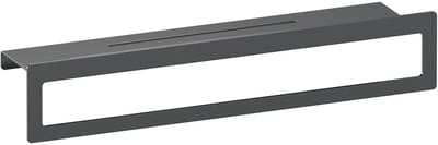 Brauer Handdoekrek - met Planchet - Gunmetal Geborsteld Pvd