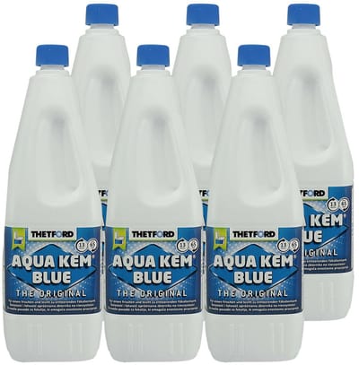Toiletvloeistof, Camping toilet vloeistof, 6 x 2 Liter