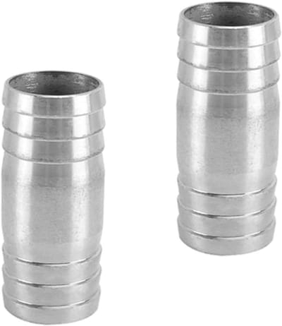 Solidchoice - 28mm Roestvrij Stalen Slangschroefverbinding Set van 2