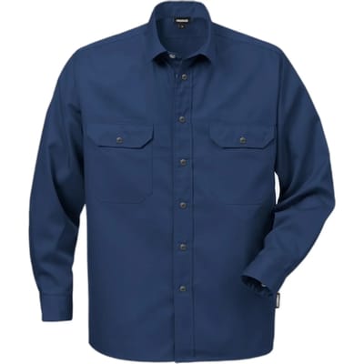 Fristads Katoenen Overhemd 720 Bks - Donker marineblauw - XS