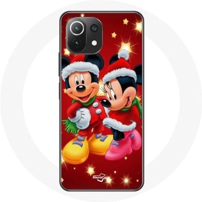 Coque - maniacase - Xiaomi Mi 11 Lite - Mickey Mouse - Souple - Protection et décoration noir