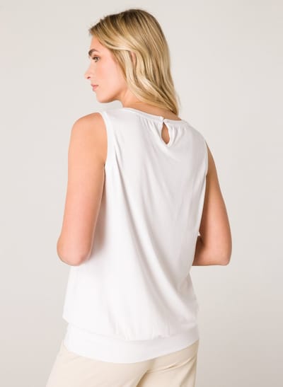 BASE LEVEL Yasmin Top - White - maat 38