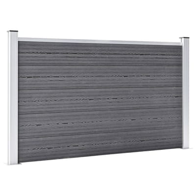 vidaXL Schutting 526x106 cm HKC grijs
