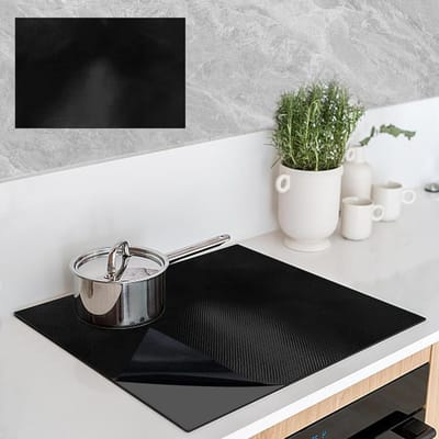 Grote siliconen inductiebeschermingsmat - 52 x 60 cm - warmte-isolerend - rechthoekig - magnetisch