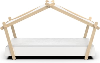 CBA - Kinderbed Lodge - Wit - 90x200
