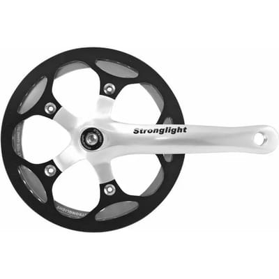 Road crankstel met behuizing voor overbrenging zonder kettingspanner voor geïntegreerde versnellingsnaaf Stronglight Impact R 44Dts 8V. 170 mm