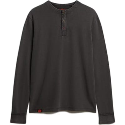 T-shirt met lange mouwen Superdry Vintage Textured Grandad