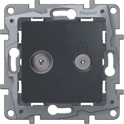 Legrand Tv / Fm-aansluiting Niloé Antraciet