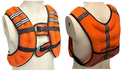 Padisport Gewichtsvest 12 kg - gewichtsvest - Weighted Vest - verzwaringsvest - Weight Vest - oranje