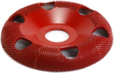 Saburr Open carving wheel 100 mm, round, medium