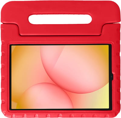 Hoesje - Geschikt voor Samsung Galaxy Tab A11 - Kinderhoes Shockproof Bumper - Kidsproof Case - Tablet Hoes - Kinder Hoes Cover - Rood