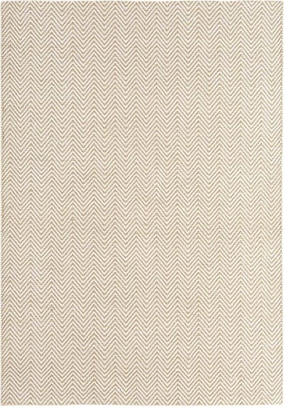 Easy Living - Ives-Natural Vloerkleed - 160x230  - Rechthoek - Laagpolig Tapijt - Modern - Beige, Wit